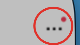 Close-up — the three-dot menu