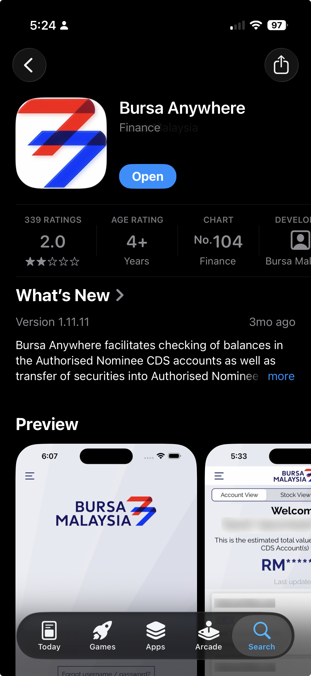Download the Bursa Anywhere app